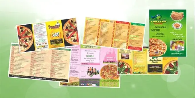 Folhetos para Pizzaria SP Imagem