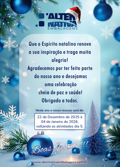 Alternativa Embalagens - Recesso